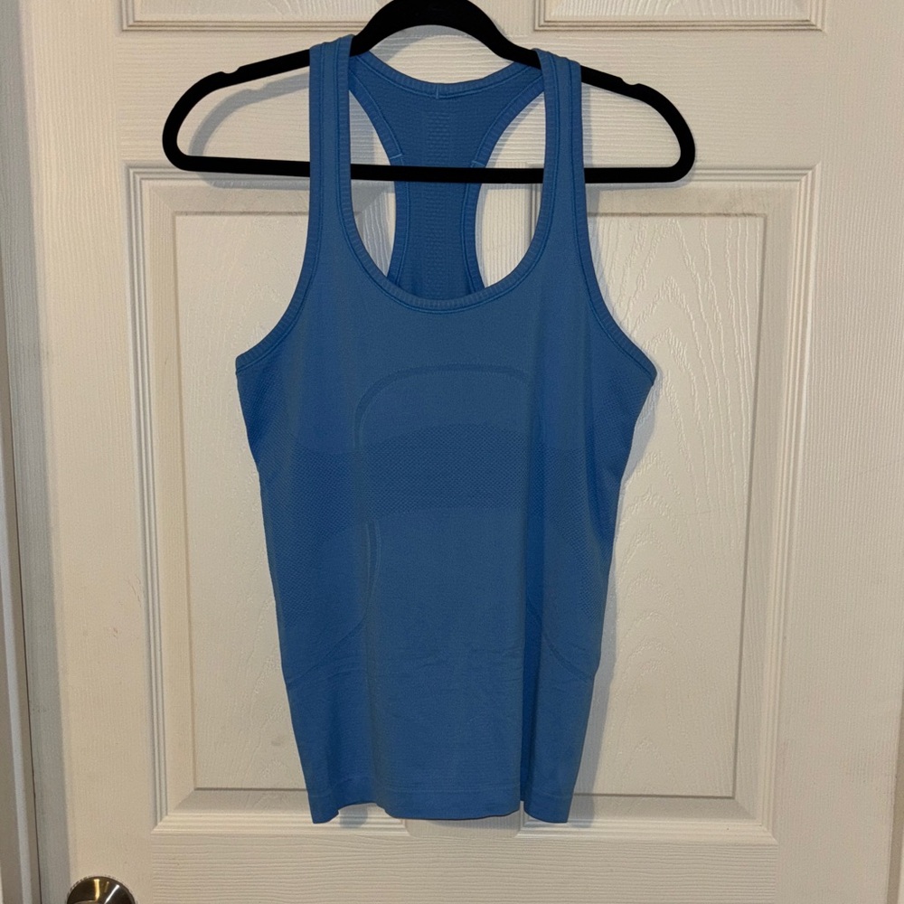 Lululemon Swiftly Tech Racerback Size 8 Brisk Blue